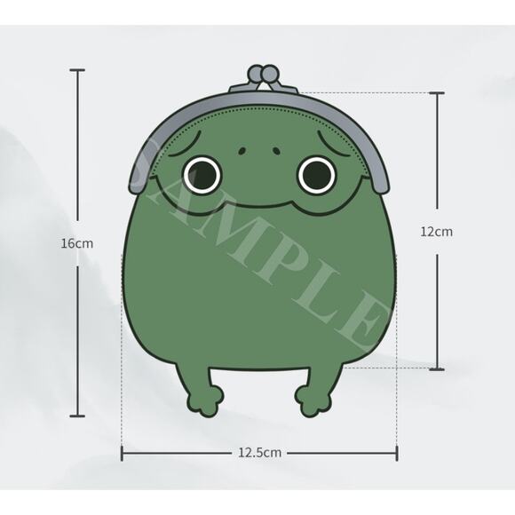 Official Licensed Anime Naruto Frog Wallet Coin Purse Approx.12.5cm*16cm*10cm - Picture 7 of 8